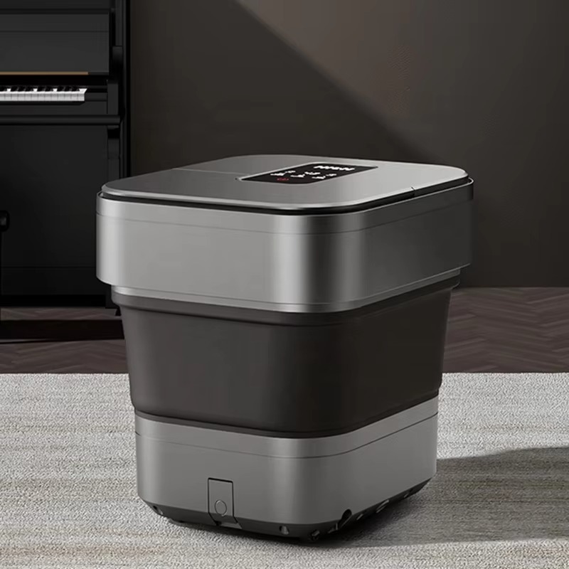 Foot Spa - 電気式折りたたみ洗浄＆マッサージ浴槽 DPS加熱インテリジェントフットバススパマッサージデバイス