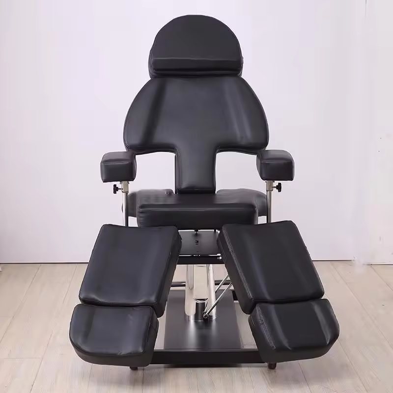 Spa Massager - 油圧式調整可能な美容フェイシャルベッド、モダンなスパベッド、マッサージ・デンタル・タトゥー用チェア、折りたたみ式トリートメントテーブル（浴室用）
