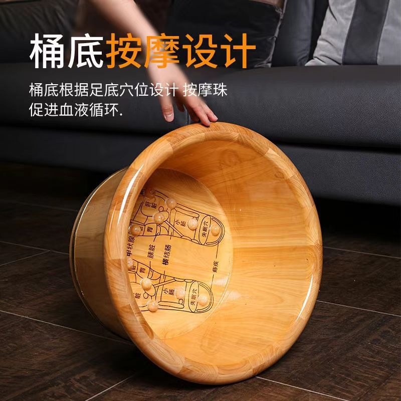 杉材製足湯バケツ、マッサージフットバス、高さ26cmの断熱木 - Foot Spa のレビューと価格