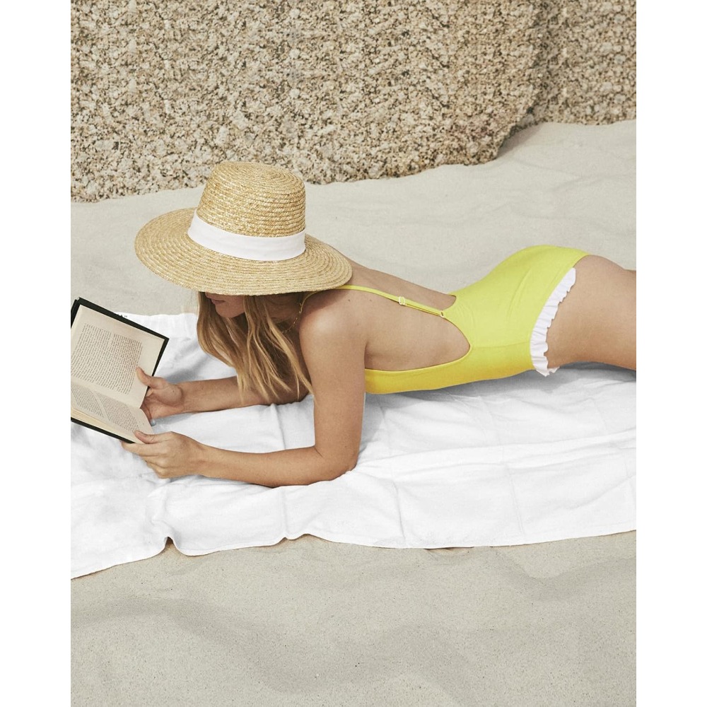 1枚入りビーチタオル 純白タオル ビーチ、お風呂、プール、ジ - Spa Towel のレビューと価格