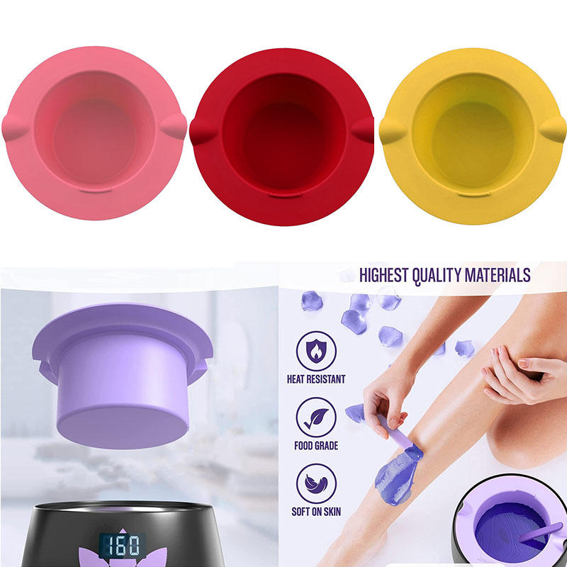 脱毛ワックス交換ボウル、再利用可能な固定ポット、耐熱性、シリ - Wax Warmer のレビューと価格