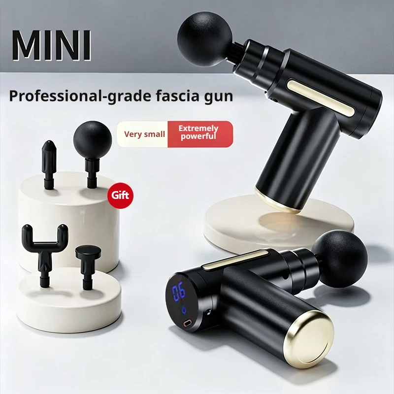 6段階速度調整ミニ電動筋膜リリースガン、深部組織マッサージ器 - Massage Gun のレビューと価格