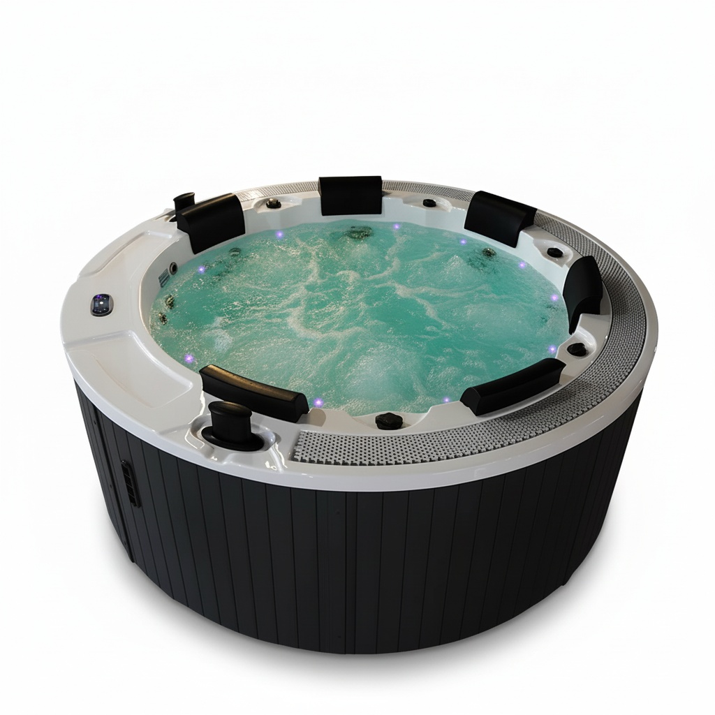 屋外ホットタブ、10個のステンレス製ジェット付き、アクリル製 - Hot Tub のレビューと価格