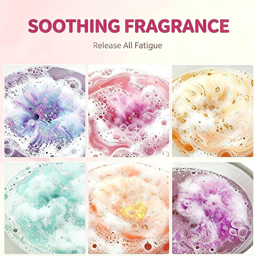 女性向けバスボムギフトセット 9個入り エッセンシャルオイル - Bath Salts のレビューと価格