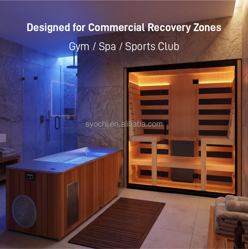 シオチ商業用サウナアイスバスコントラストセラピーシステムコー - Spa Wellness Gym のレビューと価格