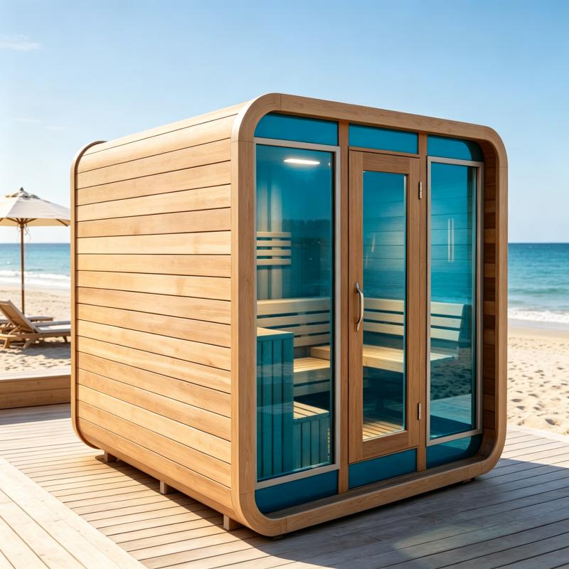 高級カスタムサウナルーム、無垢材製、保温性に優れたキャビン、 - Spa Wellness Gym のレビューと価格