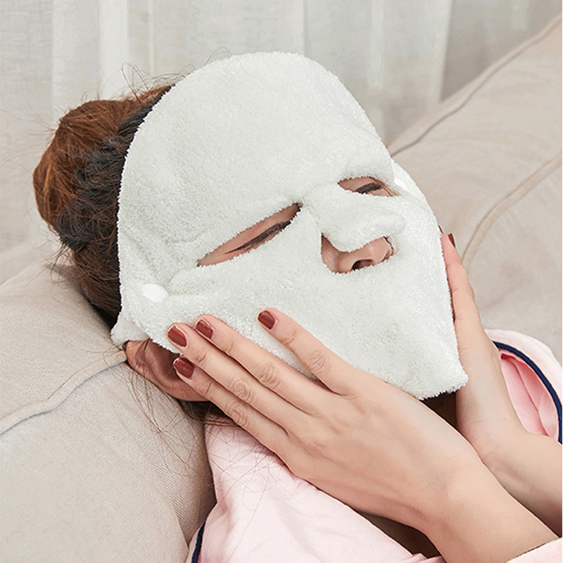 1枚入り二重構造の厚手コーラルフリースフェイススチーマータオ - Face Steamer のレビューと価格