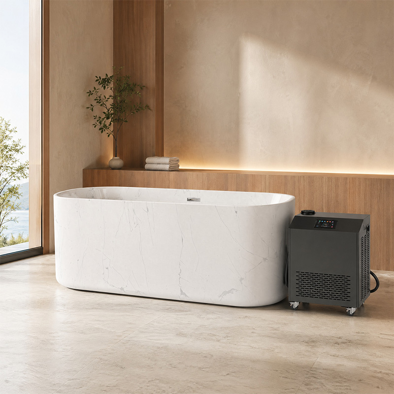 アクリル製冷水浴槽 大理石仕上げ アイスバスプール スパ ホ - Spa Wellness Gym のレビューと価格