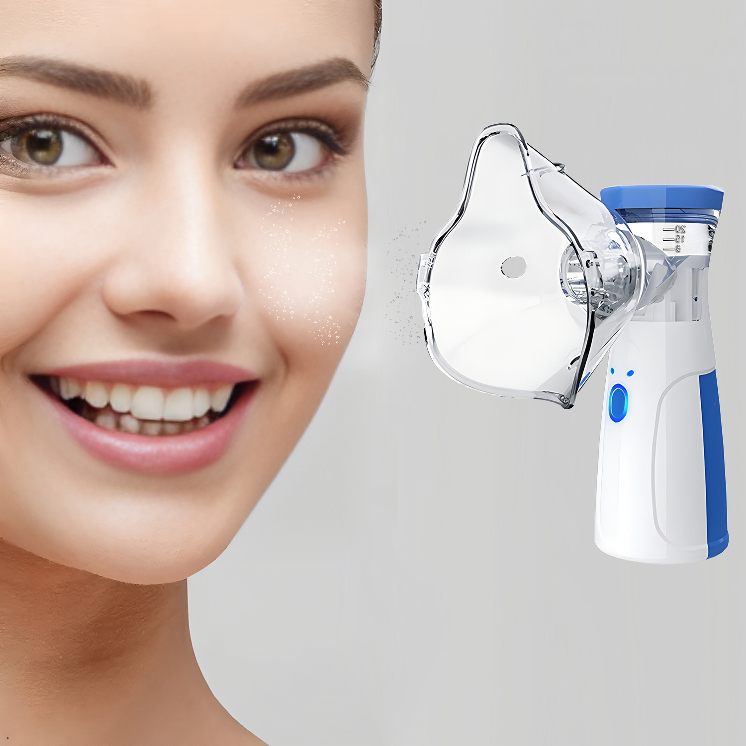 ミニフェイシャルスチーマー サイレントメッシュネブライザー  - Face Steamer のレビューと価格