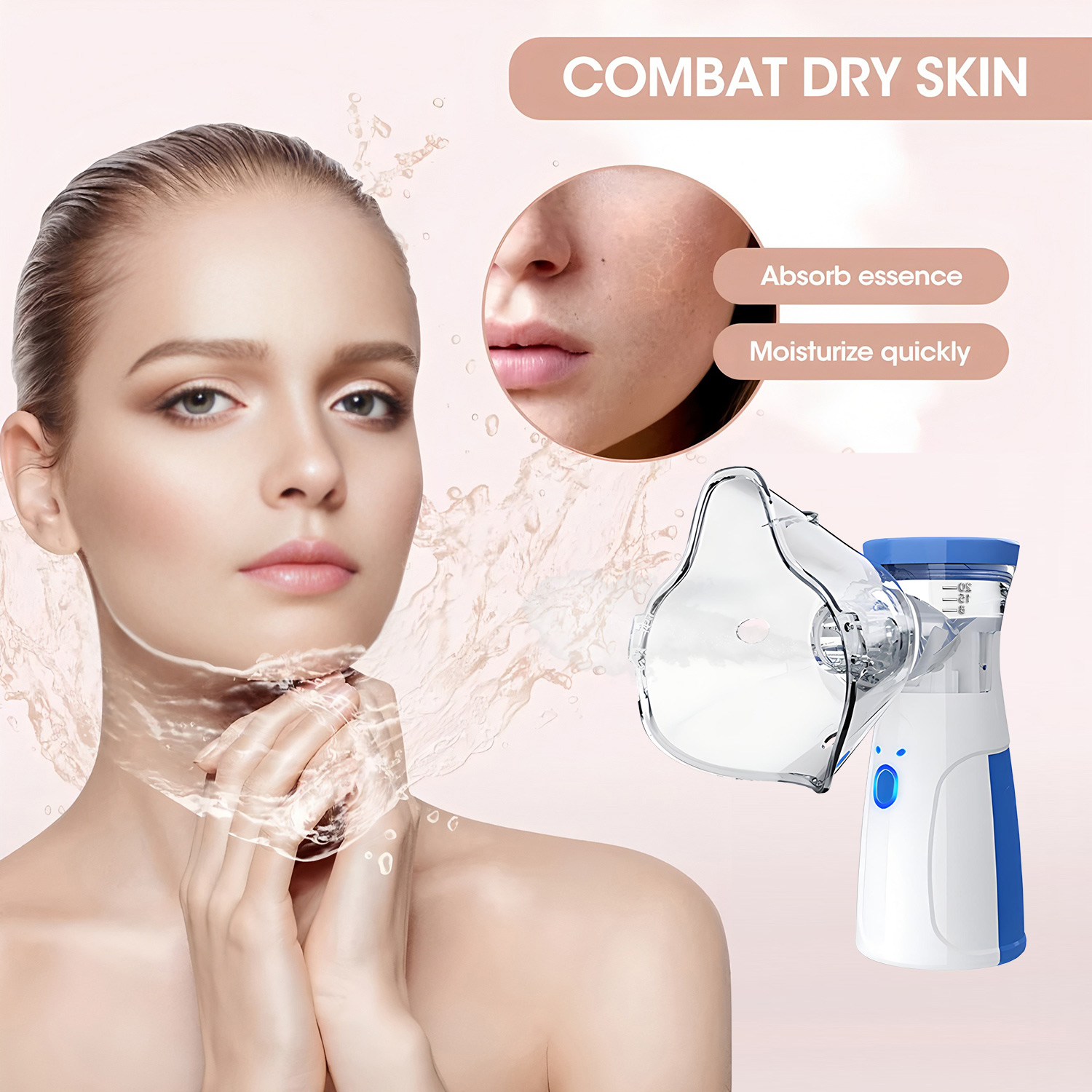 ミニフェイシャルスチーマー サイレントメッシュネブライザー  - Face Steamer のレビューと価格